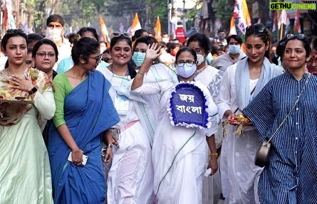 Saayoni Ghosh Instagram - Our party, the @aitcofficial has placed itself above any bill to ensure Woman empowerment. It gave its women their rightful representation, be it the Vidhan Sabha elections, local body elections, or very recently in lok Sabha 2019, where 41% women candidates contested from Bengal. Similarly women party workers have played key roles in organisation building & have been entrusted with posts of great significance. We are a proud political organisation of NariShakti & a proud government of Kanyashree run by the ONLY Female Chief Minister of INDIA. Letting women lead from the front always comes very organically to our leaders, @mamataofficial & @abhishekaitc