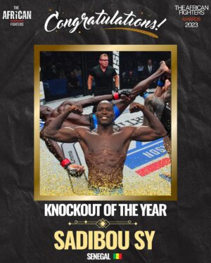 Sadibou Sy Instagram - Unleashing pure devastation!  His jaw-dropping wheel kick against Shane Mitchell in the regular season finale left us all in awe.  a knockout artist who knows how to deliver spectacular moments 
Sadibou Sy’s spinning wheel kick  is African Fighters’ Knock out of the year 🏆

🔗 NOW STREAMING LIVE  IN BIO.

#TheAfricanFightersAwards2023 #Prospect  #AFPOTY #theafricanfighters #SouthAfrica #theafricanfightersaward
#sadibousy #AfricanFighterOfTheYear #MMAExcellence”
 #AfricanFighterOfTheYear #MMAExcellenc