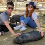 Sadie Sink Instagram - Today I finally got to visit @thegentlebarn !! This incredible sanctuary rescues and rehabilitates animals of all kinds from neglect and abuse. The Gentle Barn does incredible work, providing their animals with the highest quality of care. I encourage everyone to check out their website https://www.gentlebarn.org/ to learn more about the animals and how you can help!