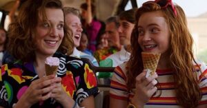Sadie Sink Instagram - We’re back July 4th! 🍦🍦