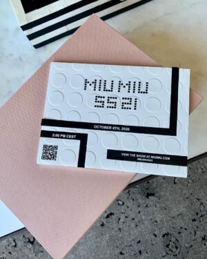 Sadie Sink Instagram - first virtual @miumiu show did not disappoint.