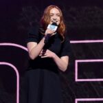 Sadie Sink Instagram - Today I had the honor of speaking at #WEday to an audience full of inspiring, driven students doing amazing work for their communities. Thank you @wemovement for having me, and thank you to all who attended!