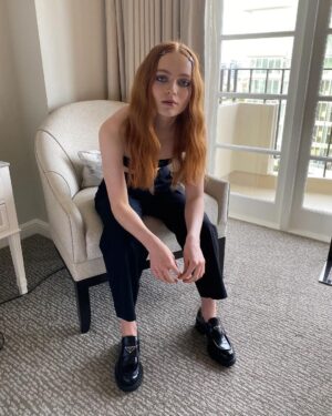 Sadie Sink Instagram - A 24 hour whirlwind in LA. Big thanks to my dream team for the hustle🖤 #fearstreet
