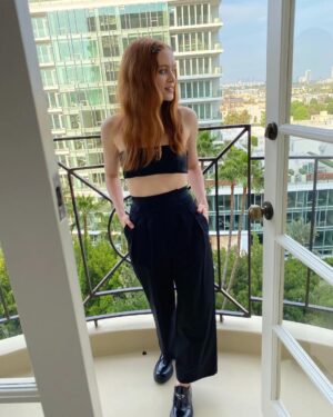 Sadie Sink Instagram - A 24 hour whirlwind in LA. Big thanks to my dream team for the hustle🖤 #fearstreet