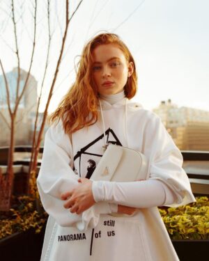 Sadie Sink Instagram - RAF x Mrs. Prada 🤍
#prada #PradaSS21