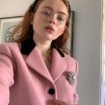 Sadie Sink Instagram - first virtual @miumiu show did not disappoint.