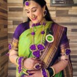Sai Lokur Instagram - My Sweet little Dohal Jevan at home 🥰 Make up and hair - @sushmitabakalemakeupartistry Floral jewelry by @jewellery_by_siddhi [Baby Shower, Dohal jevan, dohale, mom to be, pregnancy diaries, Floral jewelry, green saree, aai, baby shower celebrations] #babyshower #babyshowerreels #floraljewellery #floraljewelry #aai #Maa #momreels #momtobe #getreadywithme #ootd #dohaljevan #babyshowerphotoshoot #maternityphotoshoot #pregnancyreels #banibani #greensaree #traditional #trendingreels #function