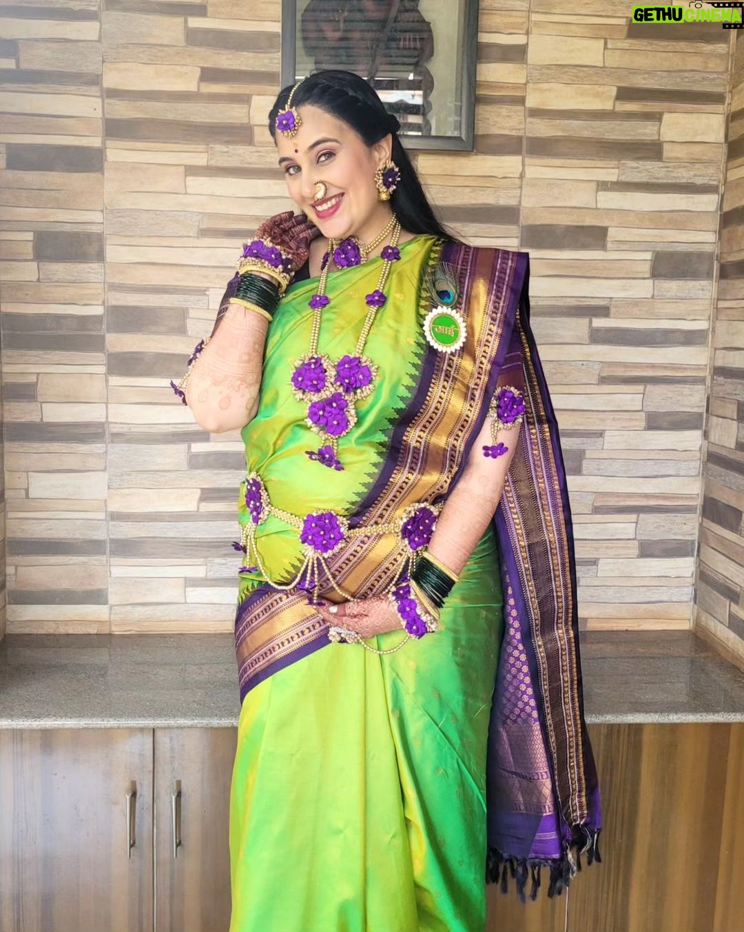 Urmila Nibalkar Dohale Jevan in 2024 | South Indian Wedding Saree