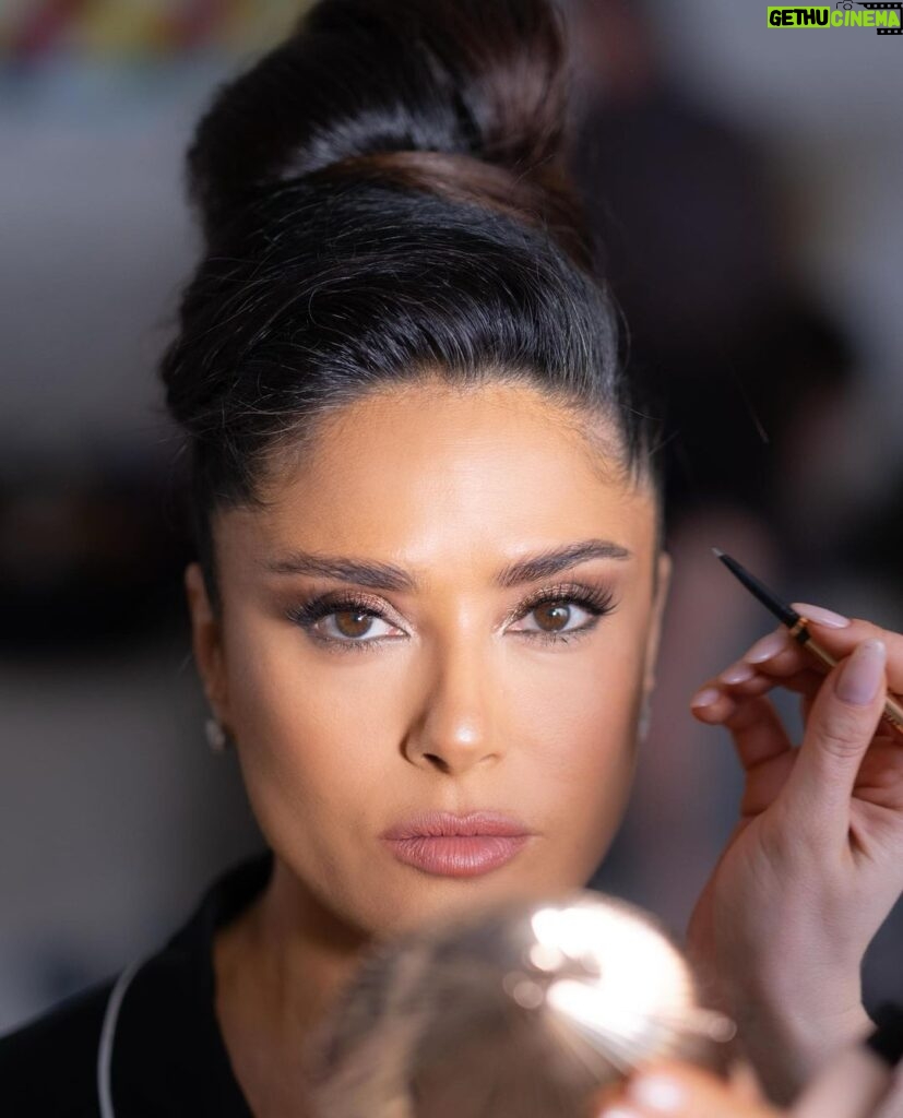 Salma Hayek Pinault Instagram - Cannes Film Festival 2023 Make-up: @sofiatilbury Hair: @jennifer_yepez Styling: @rebeccacorbinmurray Photography: @misanharriman Dress: @alexandermcqueen