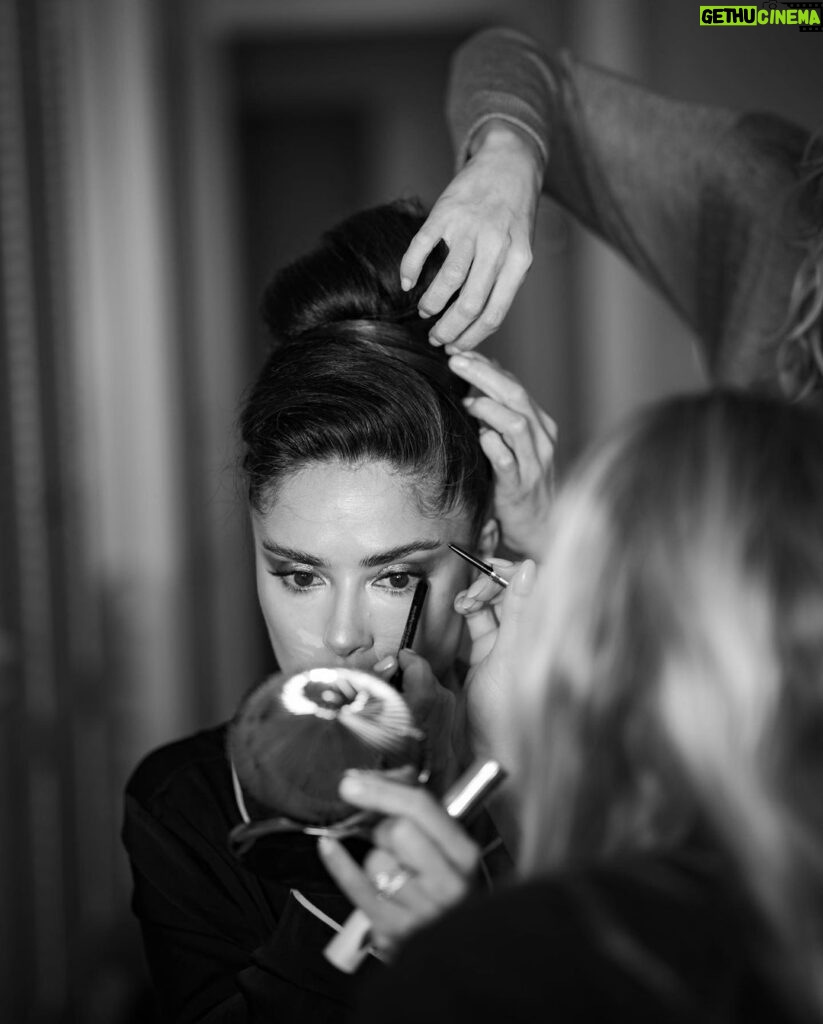 Salma Hayek Pinault Instagram - Cannes Film Festival 2023 Make-up: @sofiatilbury Hair: @jennifer_yepez Styling: @rebeccacorbinmurray Photography: @misanharriman Dress: @alexandermcqueen