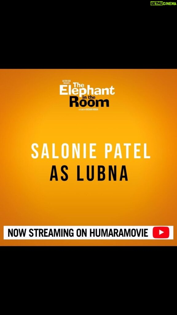 Saloni Khanna Instagram - Salonie Patel as Lubna “The Elephant In The Room” ❤️ Ganpati Bappa Morya …………………………………………… @altegoproductions @altegotalents in association with @modernmonkfilms & @humaramovie Presents “The Elephant In The Room” A film by Krishan Hooda Now streaming on @humaramovie ******Starring ******* Daisy Shah @shahdaisy Viraf Patell @virafpp Salonie Patel @salk.04 Nitinn R Miranni @thenitinmirani Pratiksha Sen ❤️ Akansha Pandey @sassyakansha Sankalp Joshi @joshi_sunkalp Mantra Mugdh @mantramugdh Housing Finance Partner - PNB Housing Finance #pnbhousingfinance Outdoor Media Partner - Bright Outdoor Media @brightoutdoormedia Produced By: Aartie Miranni & Prakash Moolani @aartie_miranni @prakash_moolani_ Directed & Co-Produced By: Krishan Hooda krishanhooda_o Orignal Story Nitinn R Miranni & Aartie Miranni @thenitinmirani @aartie_miranni Screenplay & Dialogues : Krishan Hooda & Neeltarni Pratap @krishanhooda_o @neeltarnipratap Director of Photography: Pushkar Sharma @rolling_blades Editor: Sanjay Shree Ingle @kolisanjay DI Colourist: Ashirwad Hadkar @ashirwad_hadkar_ Sound design - Rameez k zubair Original Background score: Sunil Singh #SunilSingh Dubbing - Vrikpal Singh @v_for_vrikpal Executive Producers: Jyoti Sunil Dabas & Alyque jyoti_sunil_dabas @iamalyque Associate Director: Ajit Kumar @ajit_127 Director’s Assistant: Neeltarni Pratap @neeltarnipratap Assistant Directors: Riva Aurora, Aakash Gor, Ansh Nag @rivaxaurora @aakash.gor @anshnagda Still Photography : Amy Hooda @amyn.hooda Poster Design: Hitesh Sharma @digitalartist_hitesh #shortfilm #theelephantintheroom #daisyshah #nitinnrmiranni #virafPatell #saloniepatell #theelephantintheroomshortfilm #ganpati #trending #ganpatibappamoreya #ganpatiutsav #comedyfilm #bollywood Mumbai, Maharashtra