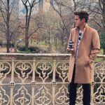 Sam Clemmett Instagram – Thinking about pizza…. Central Park, New York