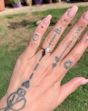 Sam Clemmett Instagram - a UK engagement weekend full of family, love, food and pure bliss. thank you @bridgette_clemmett & @clemmetttim for being a rock and a blessing- you’ve made this moment in our lives so beyond special 🖤💍