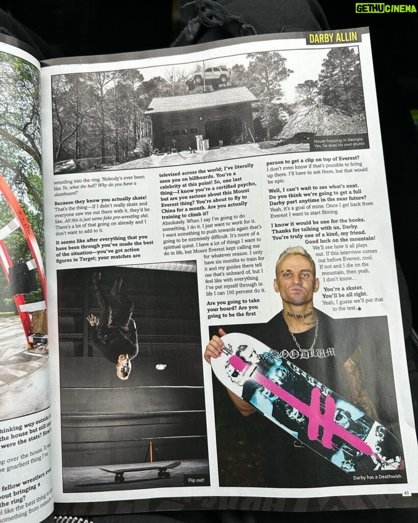 Samuel Ratsch Instagram - New Thrasher magazine article available now March issue! Thx @_pendry