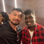 Sangay Tsheltrim Instagram – Brain behind the record breaking movie Jawan. 
Director @atlee47 Sir.
Thank you for this wonderful masterpiece and the opportunity. You truly are an inspiration to all.
@iamsrk 
🙏🏻🙏🏻🙏🏻❤️❤️❤️✊✊✊
#jawan #atlee #sharukhkhan #blockbuster #movie #bollywood #history #kingkhan