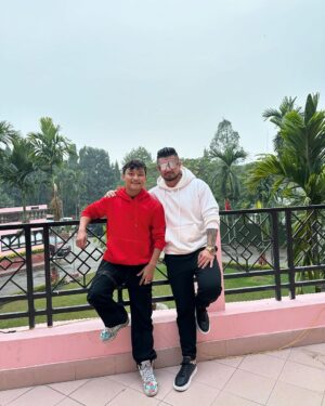 Sangay Tsheltrim Instagram - JAWAN 💪🔥 it was a great pleasure to meet you sir🇮🇳❤️‍🩹🇧🇹