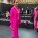 Sarah Felberbaum Instagram - One night in Paris Thank you for having me @pppiccioli @maisonvalentino . . . #pppink #fashionweek #anynormalweekend Place Vendôme
