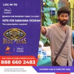 Saravana Vickram Instagram - Day 2 for Voting💥 To Vote Saravana Vickram !! Login to @disneyplushotstartamil app Search for BIGG BOSS TAMIL 7 Tap on VOTE Cast Ur Vote for #SaravanaVickram Tap on Done & also pls give Missed call to 08886602483(limit 1 vote per day) #Voteforsaravanavickram #votesaravanavickram #bbvotes #bb7voting #standwithsaravanavickram #Supportsaravanavickram #Teamsaravanavickram #biggboss7tamil #biggboss7 #bb7