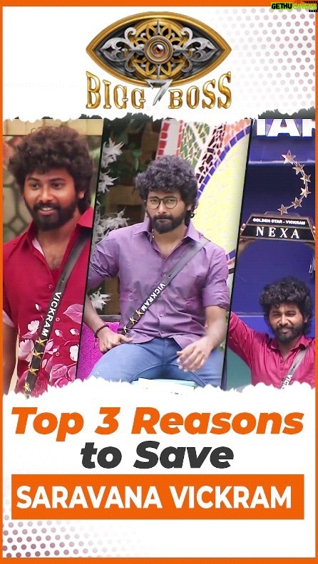 Saravana Vickram Instagram - Top 3 Reasons To Save Saravana Vickram 🏆💥 To Vote Saravana Vickram 👉Login to @disneyplushotstartamil app (No Subscription Required) 👉Search for BIGG BOSS TAMIL 7 👉Tap on VOTE 👉Cast Ur Vote for #SaravanaVickram 👉Tap on Done & Give a Missed Call to 08886602483 (No Charges Applied) #Voteforsaravanavickram #votesaravanavickram #bbvotes #bb7voting #standwithsaravanavickram #Supportsaravanavickram #Teamsaravanavickram #biggboss7tamil #biggboss7 #bb7