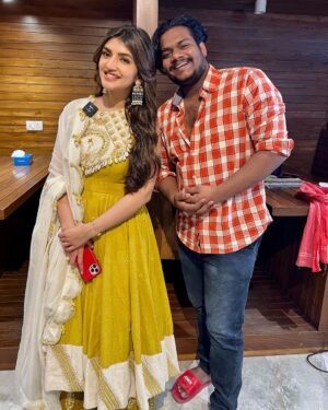 Sathvik Anand Bandela Instagram - @sreeleela14 manakulapa ammai eh ♥️