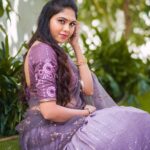 Satya sri Instagram - The love lavender is to feel intensely alive 💜🤍 PC: @ravi_cross_clickx #satyasri #actresssatyasri #jabardasth_satyasri #instagram #lavender #happiness #positivity #satyasrifanforever #satyasristories