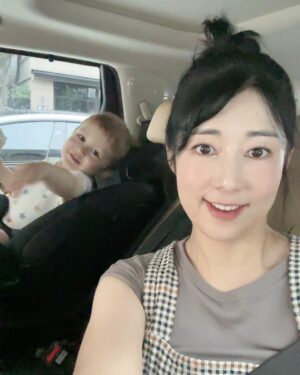 Sayuri Fujita Instagram - 하들과 함께. 息子と一緒に。with my son!
🍦🦖