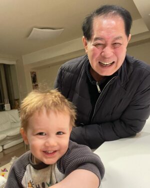 Sayuri Fujita Instagram - Doppelganger 🌝#grandpa