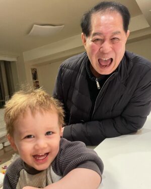 Sayuri Fujita Instagram - Doppelganger 🌝#grandpa