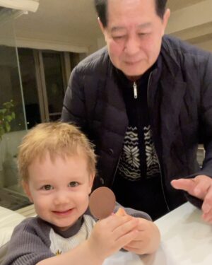 Sayuri Fujita Instagram - Doppelganger 🌝#grandpa