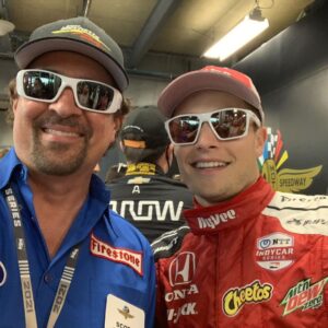 Scott Borchetta Instagram - Great day at Indy 500 today!  Congrats @heliocastroneves on a truly magnificent drive!!! @tkanaan @imsmuseum @indycar @indianapolismotorspeedway @santinoferrucci @sam_mayer_ @josefnewgarden @oliver.wheldon @sebastianwheldon @susiewheldon @bigmachinelabelgroup @bigmachineracing @bigmachinevodka
