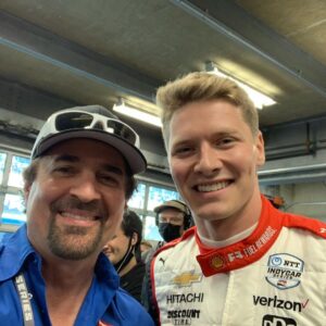Scott Borchetta Instagram - Great day at Indy 500 today!  Congrats @heliocastroneves on a truly magnificent drive!!! @tkanaan @imsmuseum @indycar @indianapolismotorspeedway @santinoferrucci @sam_mayer_ @josefnewgarden @oliver.wheldon @sebastianwheldon @susiewheldon @bigmachinelabelgroup @bigmachineracing @bigmachinevodka