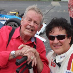 Scott Borchetta Instagram - Tough days when your heroes leave this Earth... Bobby Unser was one of the GOAT’s. Hell, he’d tell you he was THE GOAT!!! He loved his family & friends, he loved life, he loved Lisa, he loved racing and he loved winning. And he loved whiskey. And moonshine. 😂 I am proud to say he was my friend. The cars felt like they should be covered today. There’s a picture here of me & Mark at Ontario and a couple other very special memories. Part of me leaves with you my dear friend. Give ‘em hell... and make ‘em laugh, Bobby!!! There will never be another.