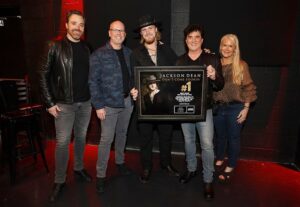 Scott Borchetta Instagram - Number 1 Debut Single ✅
Most heard new artist on Country Aircheck chart for 2022 ✅
Pandora’s Ten for 2023 (all genre) ✅
Spotify’s Hot Country Artists to Watch 2023 ✅
CMT Listen Up class of 2023 ✅
CRS New Faces 2023 ✅
Sold Out headlining show in Nashville ✅
Sophomore Single #1 Most Added on Country Radio ✅
 
Congratulations to @thejacksondean and the entire MACHINE! Thank you to every partner for supporting us and the music. 👊