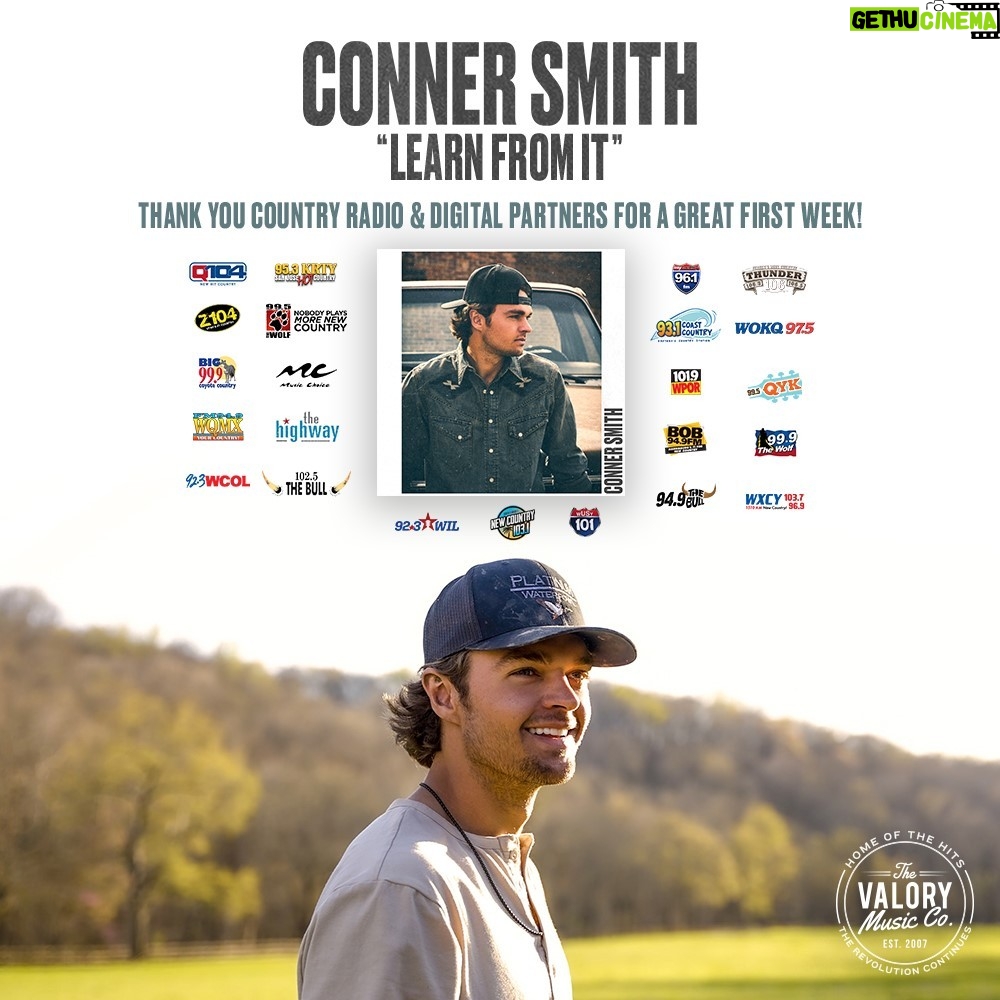 Scott Borchetta Instagram - Seeing a debut single from a new artist go to Country radio never EVER gets old! I am so proud of @ConnerSmithMusic, The Valory Music Company, and all of @BigMachineLabelGroup for having such a BIG first week for "Learn From It." Country radio and digital partners... THANK YOU! Your support is always appreciated. 👊 LET'S GOOOOOO!
