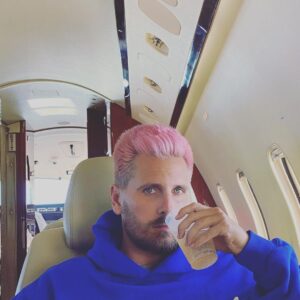 Scott Disick Instagram - Nothing like a fresh ginger ale on the way home with the new @flyprvt app that makes travel so much easier and safer. Check out the new app and see for yourself
