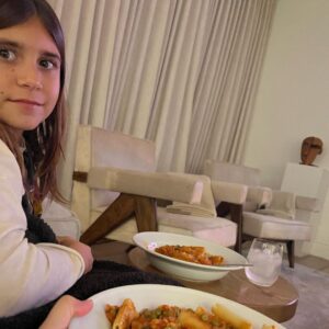 Scott Disick Instagram - Pasta night with my little peepaleny
