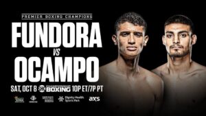 Sebastian Fundora Instagram - We’re back again in October 8 at Carson, California 🔥#premiumboxingchampions #showtimeboxing #tgbpromotions #sampsonboxing