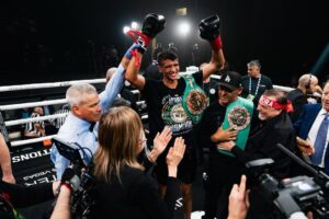 Sebastian Fundora Instagram - Thank you to the @premierboxing team for having my team and I again. It was a wonderful night, and definitely shows that hard work truly pays off. Also shoutout Las Vegas for the energy they brought yesterday! #fundorasquad