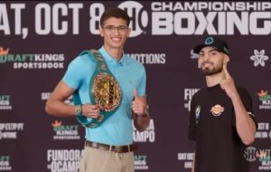 Sebastian Fundora Instagram - Press is done, 2 days away 🔥🔥🔥@showtimeboxing @premierboxing #fundorasquad