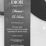 Sehun Instagram – #dior