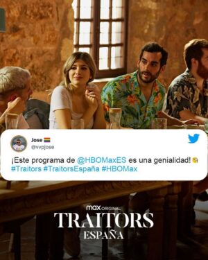 Sergio Peris-Mencheta Instagram - Está la cosa que arde 
#traitorsespaña 
@hbomaxes