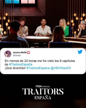 Sergio Peris-Mencheta Instagram - Está la cosa que arde 
#traitorsespaña 
@hbomaxes
