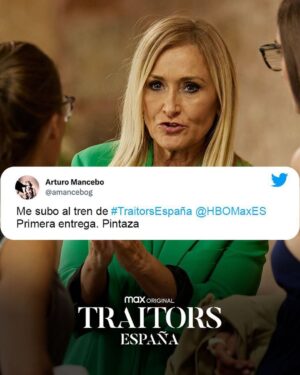 Sergio Peris-Mencheta Instagram - Está la cosa que arde 
#traitorsespaña 
@hbomaxes