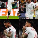 Sergio Ramos Instagram – 18 años esperando este gol y no ha podido tener un sabor más amargo. 
Una noche durísima en la que vimos lo mejor y lo peor, pero los detalles deciden en la máxima competición. Entendemos y compartimos vuestra frustración. Solo nos queda callar, levantarnos y seguir trabajando para seguir en Europa. 

18 years waiting for this goal, but it couldn’t have left a more bitter taste. 
A very tough night with the best and worst on display, but small details are the difference in elite competition. We understand and share your frustration. Time to stop talking, get back up and keep working to stay in European competition. 

¡Vamos, Sevilla! #SiempreJuntos