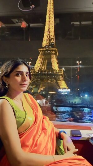 Shalini Balasundaram Instagram - That’s how my day ended. Thank you @sathish_natarajan mama for the beautiful day #shalinibalasundaram #couplesgoals #birthday #paris