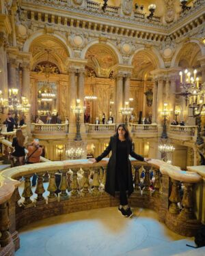 Shalini Balasundaram Instagram - In the enchanting halls of Palais Garnier, our holiday moments became timeless treasures, weaving a tale of love, laughter, and unforgettable joy. #shalinibalasundaram #travelgram #paris #opera #couplegoals
