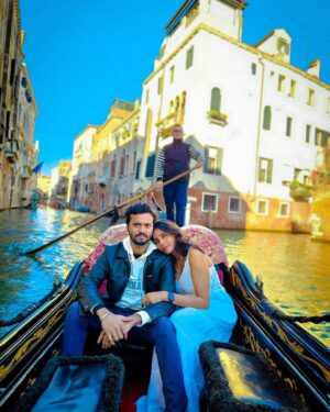 Shalini Balasundaram Instagram - It’s not just the place and environment only. It’s about who you’re traveling with says a lot. My best travel partner forever. Comment who would you guys travel with? #shalinibalasundaram #travelgram #venice #couplesgoals