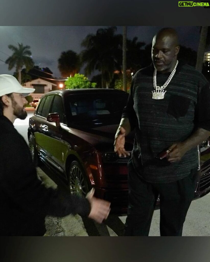 Shaquille O'Neal Instagram - @shaq co-signs rapper @lukegawne on new single “CHAOS” and surprises him with a $1M custom Rolls-Royce‼️ Y’all rockin with it⁉️