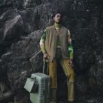 Shay Mitchell Instagram - Introducing the ‘Olive’ green collection. That we shot it in a forest with no olives. Our ‘Olive / Forest Green’ Collection OUT NOW Bowen Island, British Columbia