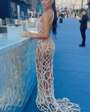 Shay Mitchell Instagram - @amfar in this @cultgaia custom dress of my dreams. 

Thank you @revolve and @jasminlarian for making this happen and of course the incredible team @cultgaia for all the work on this special piece ✨